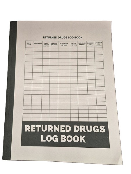 Returned drugs Log Book