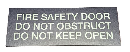 Fire Safety Small Sign