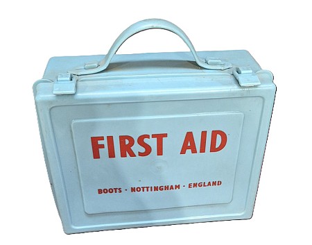 Blue First Aid Box