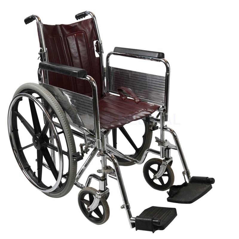 Burgundy Wheelchair