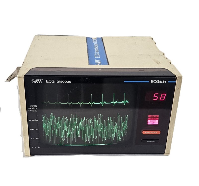 Period Heart Monitor With Simulator x2 ECG Leads Electrodes | FILM MEDICAL