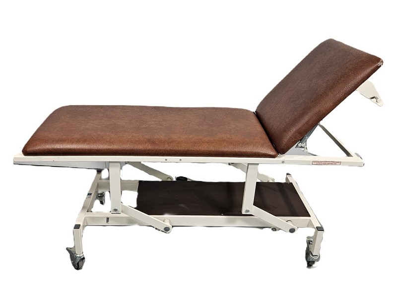 Brown Examination Couch Hydraulic 