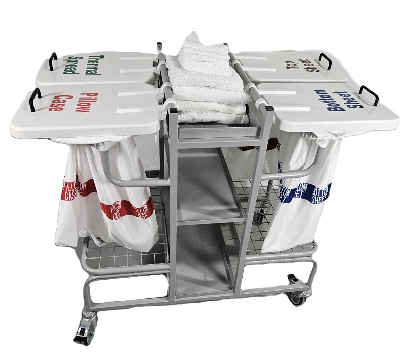 Janitors Linen Trolley With Bags Only