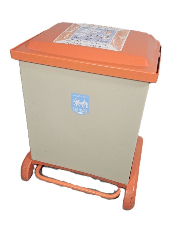 Small Orange Medical Bin