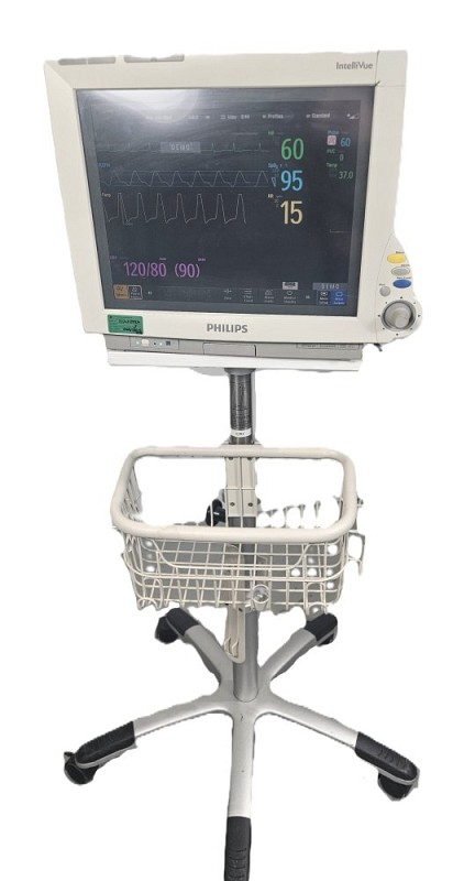Demo Mode Heart Monitor With Back Screen On Stand