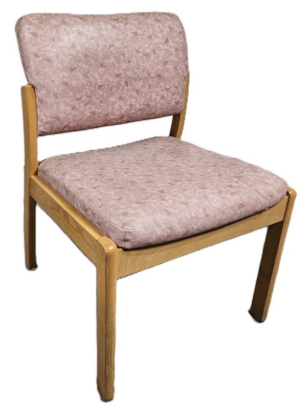 Pink Low Back Chair