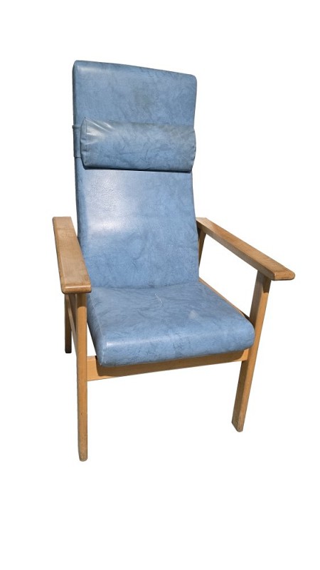 High Back Chair Blue
