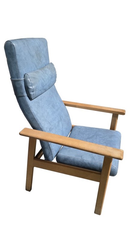 High Back Chair Blue