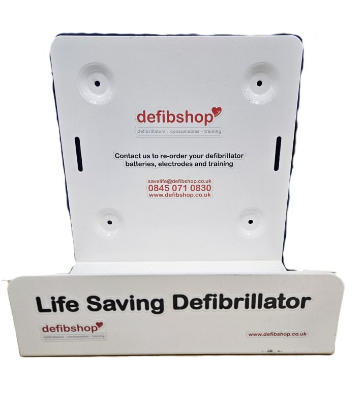 Wall Mounted Defibrillator Holder White ( Defibrillator Priced Separately)  