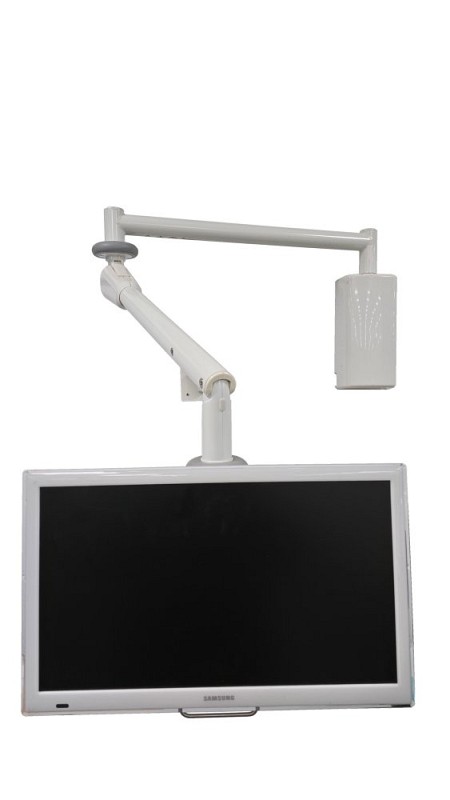 Tv arm + monitor 