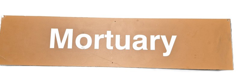 Mortuary Sign (Medium