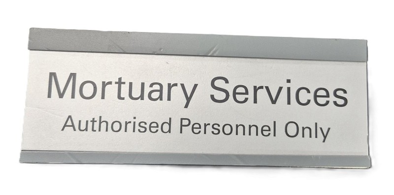 Mortuary Services (Small Sign) 