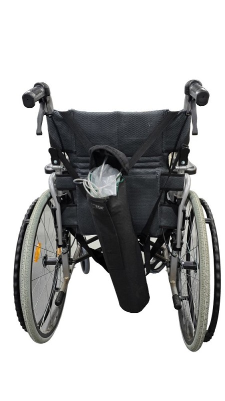 Black Carry On Pouch for Oxygen Tank. ( Oxygen Tank Priced Separately )