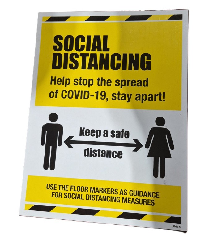 Social Distancing Sign (Medium Sign)