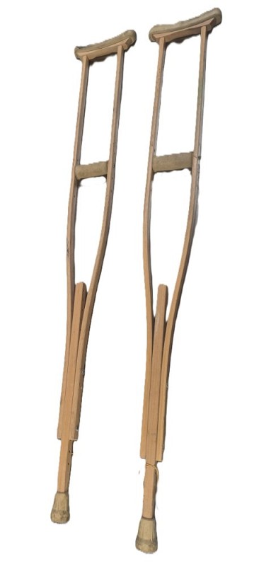 Pair of 1960's Crutches