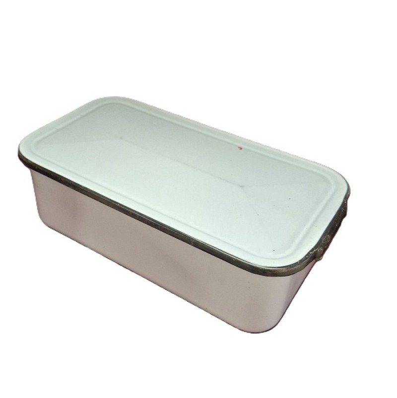 Enamel Dish With LId