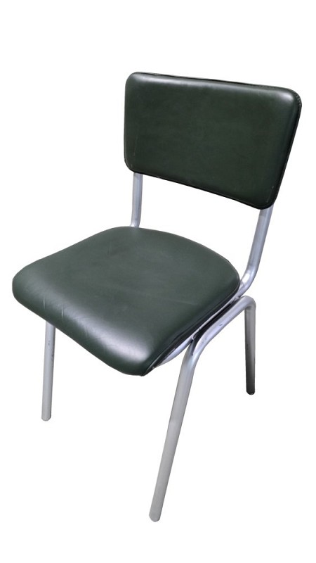 Dark Green Waiting Room Chair