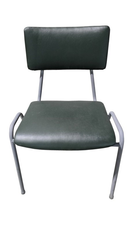 Dark Green Waiting Room Chair