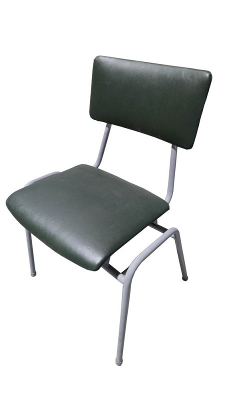 Dark Green Waiting Room Chair