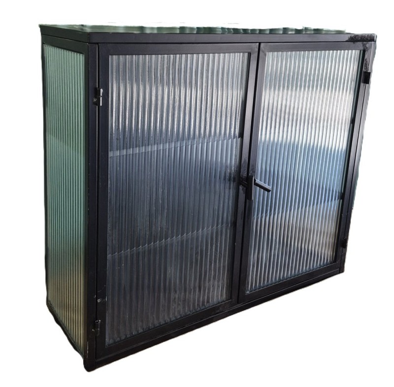 Small Desk Or Wall Mounted Cabinet Black