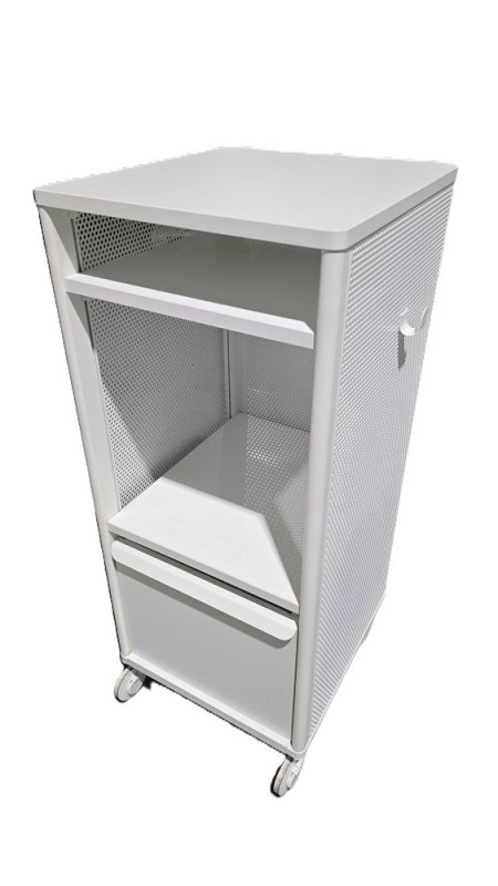 White Storage Trolley 