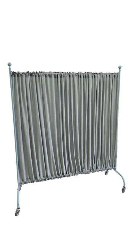 Period Hospital Screen Green Curtain