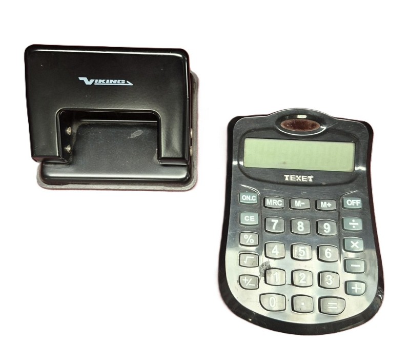 Calculator Or Hole Puncher Priced Individually 