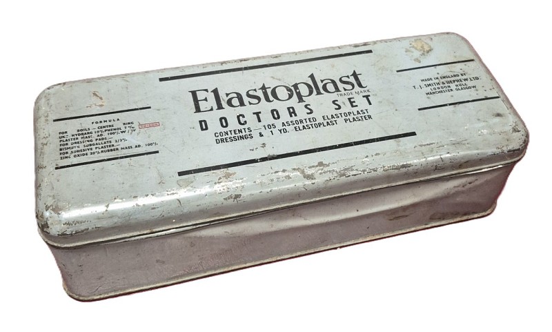 Period Elastoplast Doctors Set Metal Tin