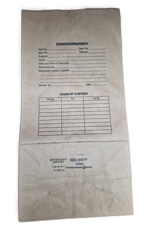 Small Evidence Paper Bag
