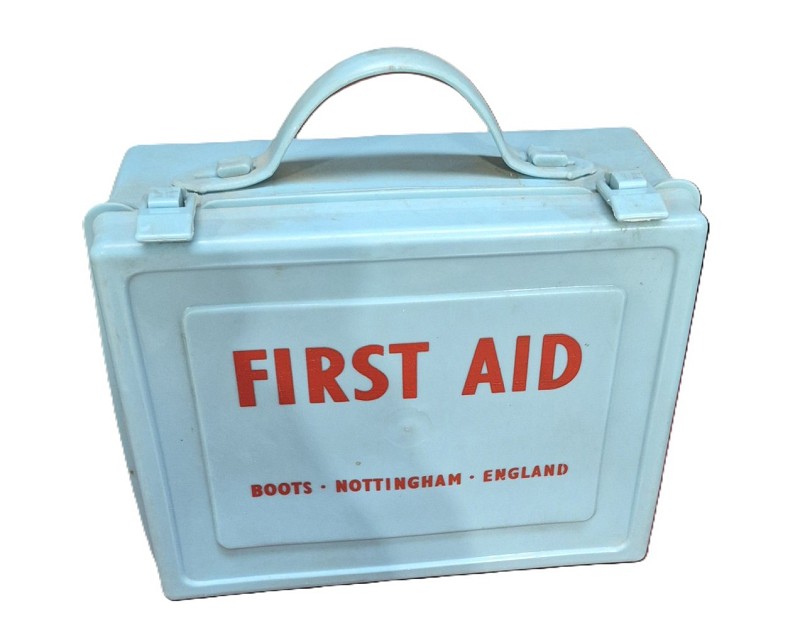 Blue First Aid Box