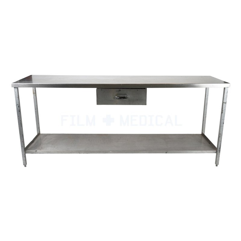 Metal Laboratory Table With Drawer