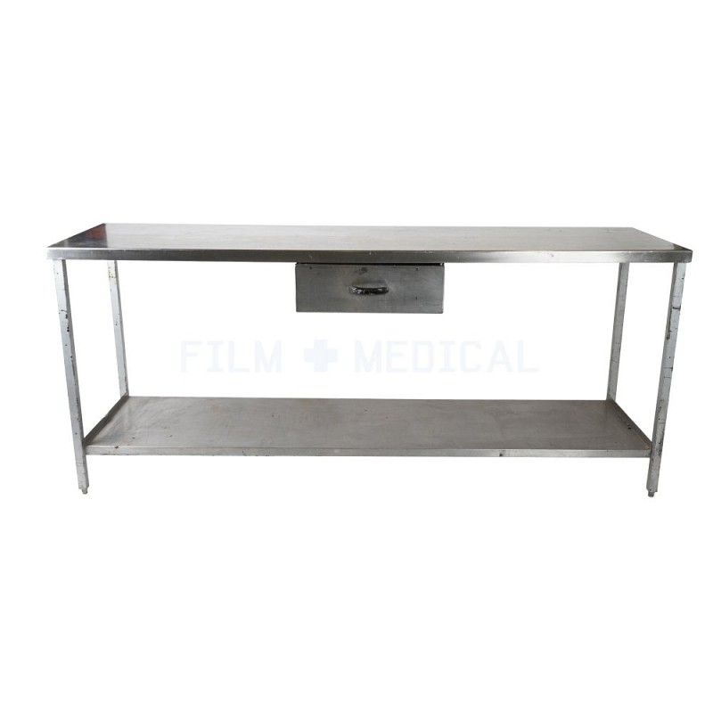 Metal Laboratory Table With Drawer