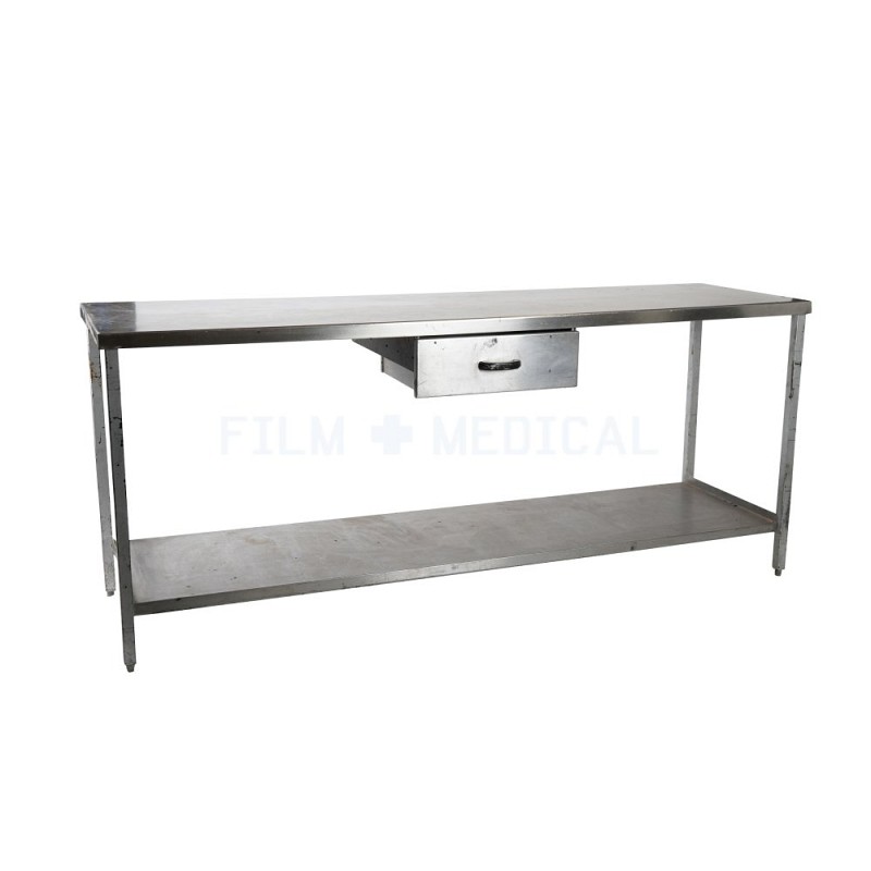 Metal Laboratory Table With Drawer