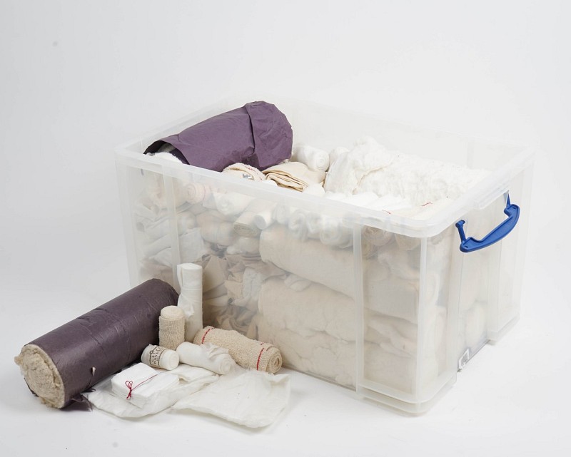 Crate Of Period Bandages 