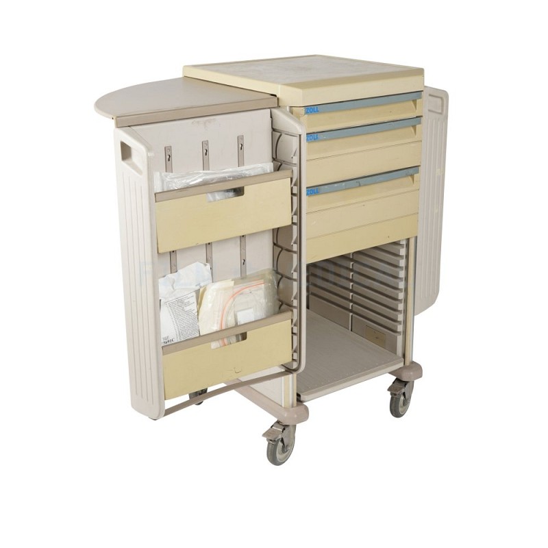 Beige Storage Trolley Drawers