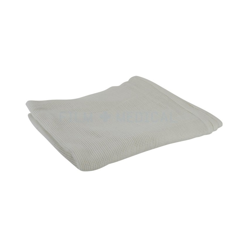 White / Cream Blanket Cellular 