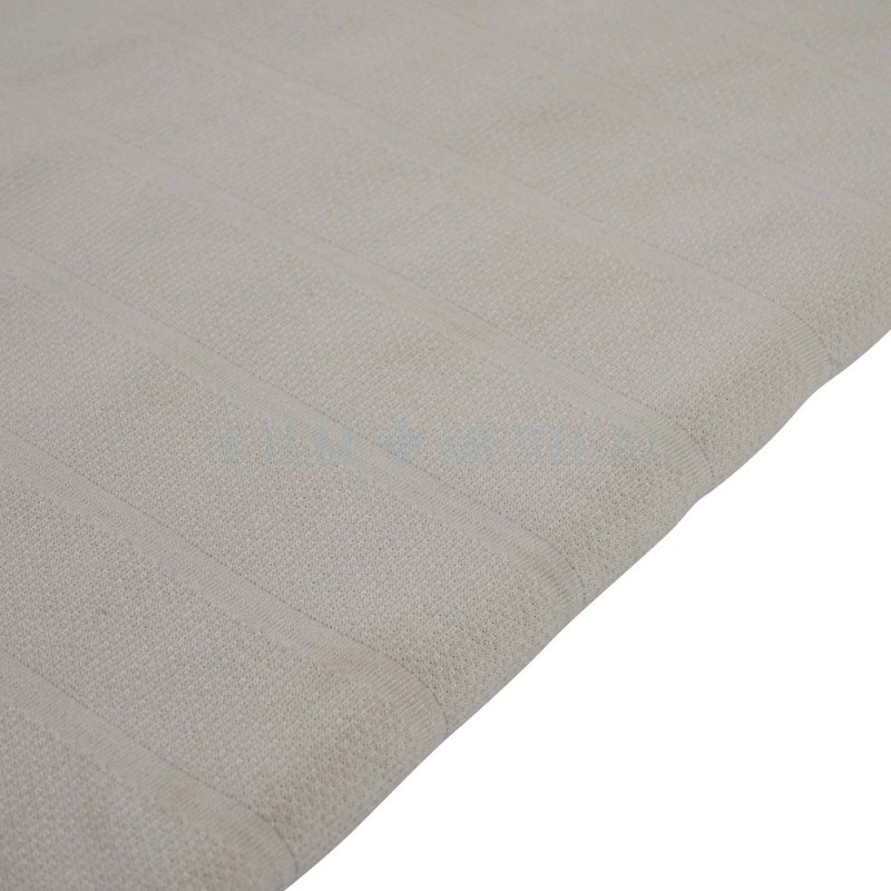 Period Cream Blanket Ribbed Pattern