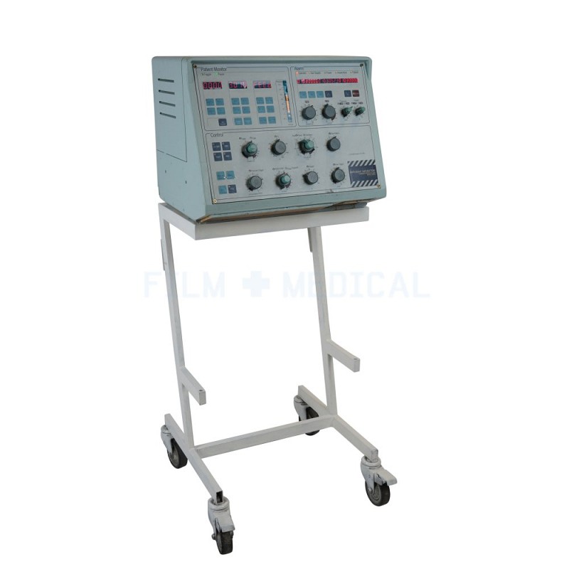 Ventilator Blue With White Stand