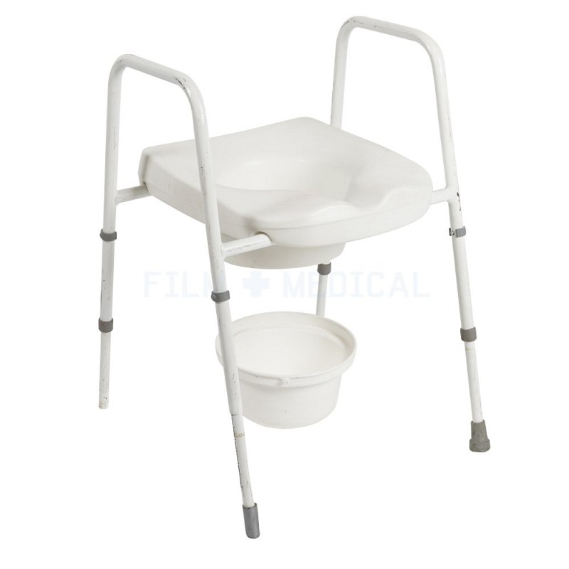 Commode Plastic And Alluminium Frame