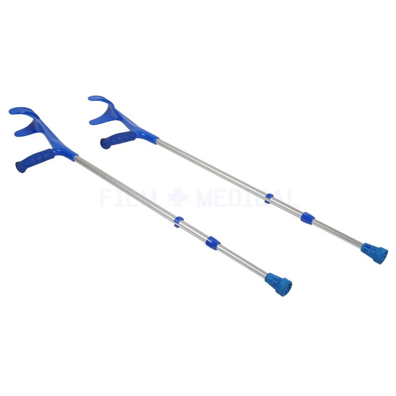 Pair Of Ali Crutches Blue Handle 