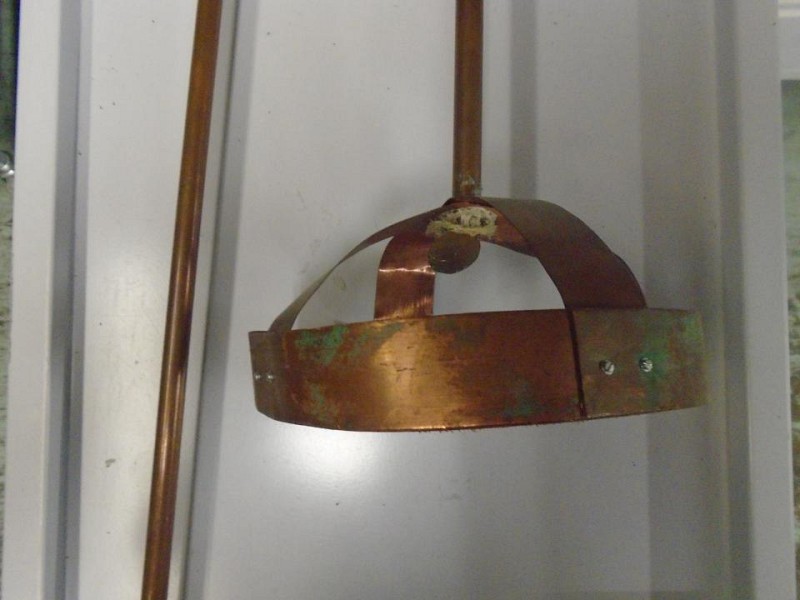 Head strap from electric chair 