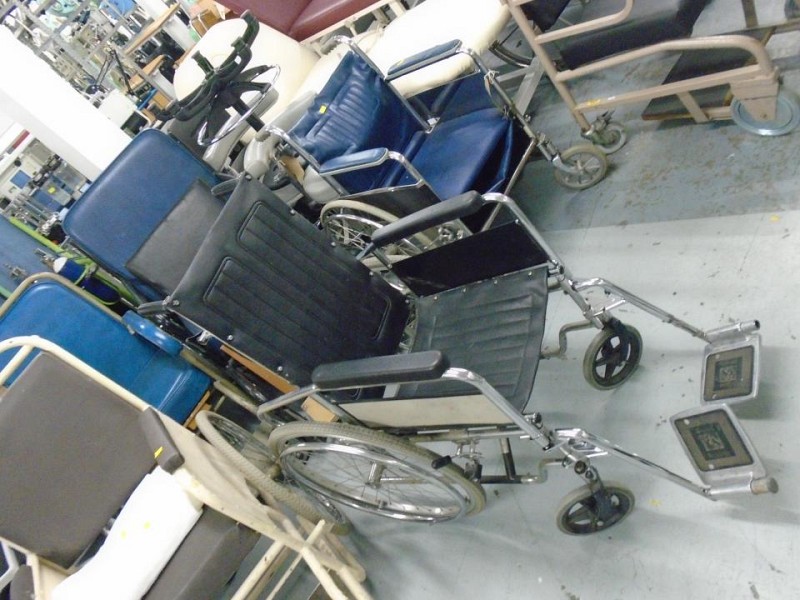 Black wheelchair high back