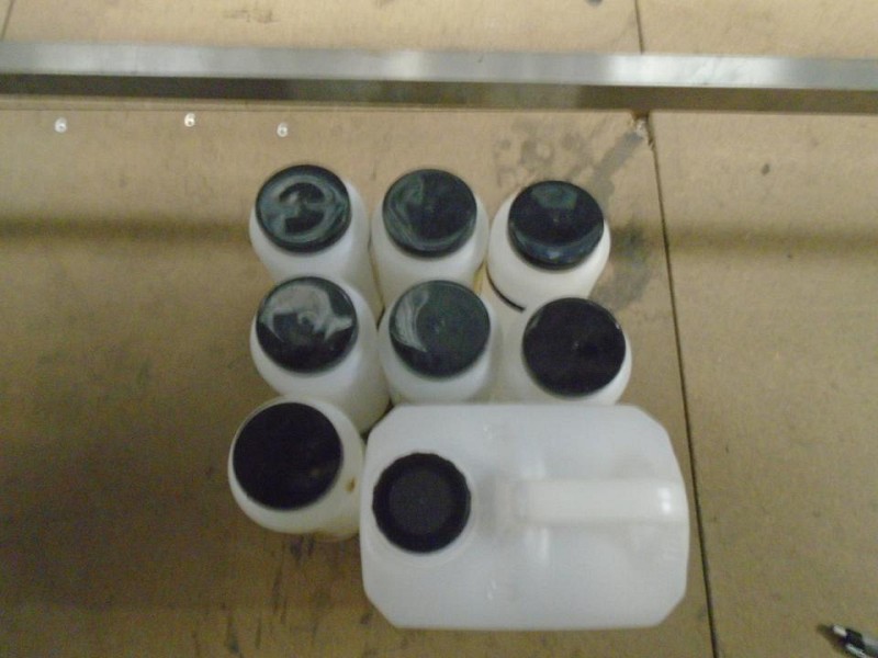 Black Lid Bottles (Plastic)