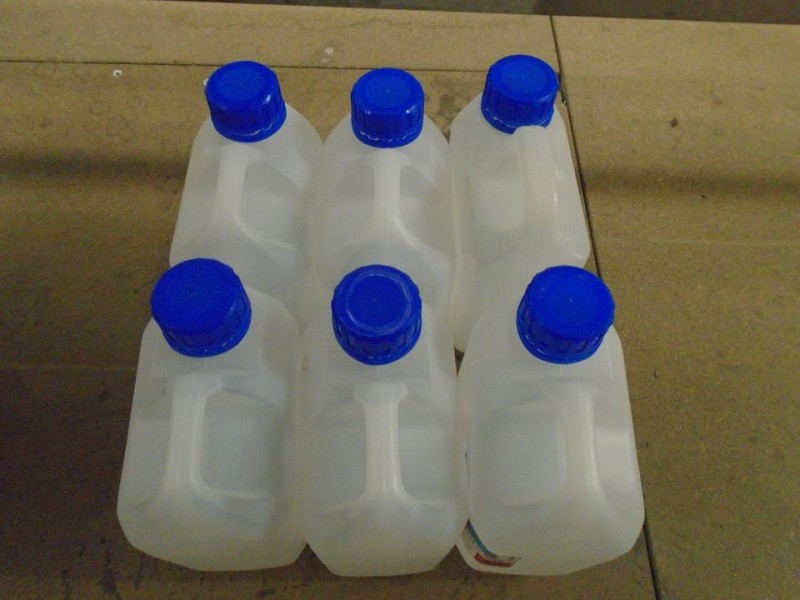Blue Lid Bottles (Plastic)