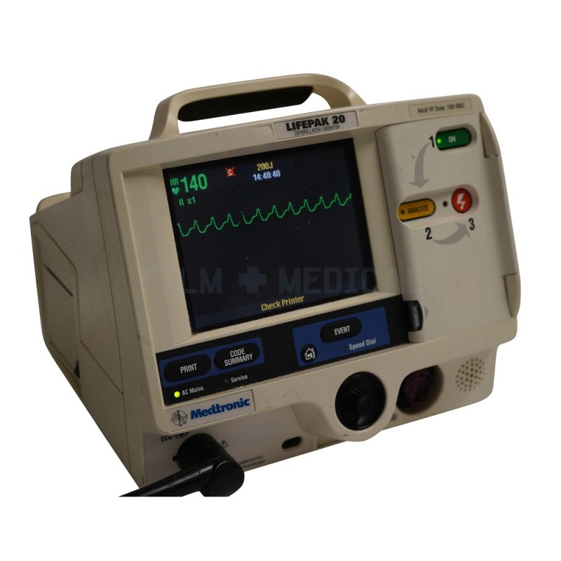 Defibrillator With Simulator & ECG Lead 