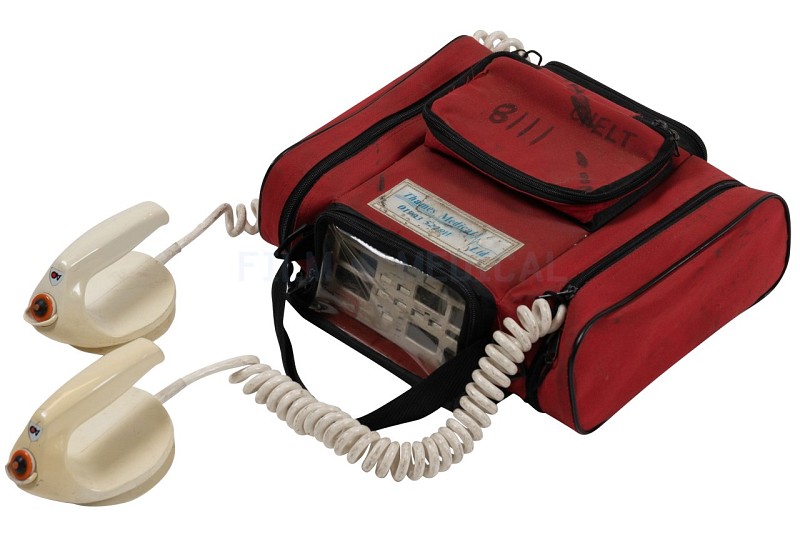 Cased Defibrillator With Paddles