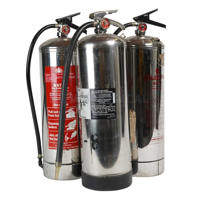 Silver Fire Extinguisher (Priced Individually)
