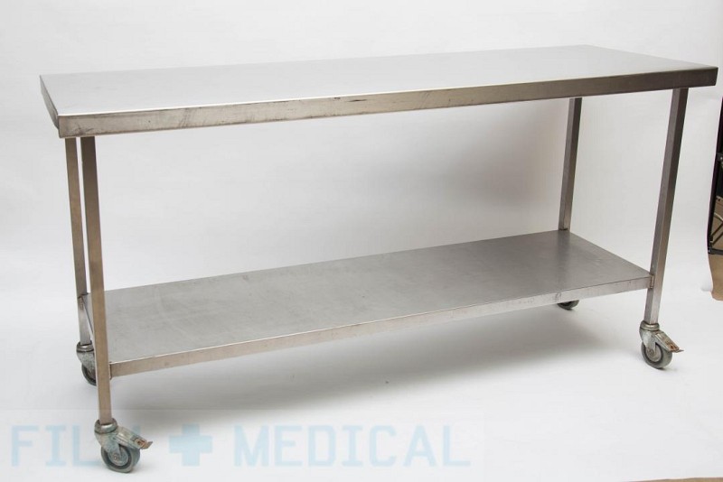 Laboratory Table On Wheels 