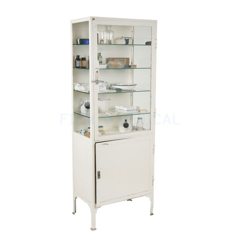 Glass Period White Cabinet Undressed Dressing Priced Separately 