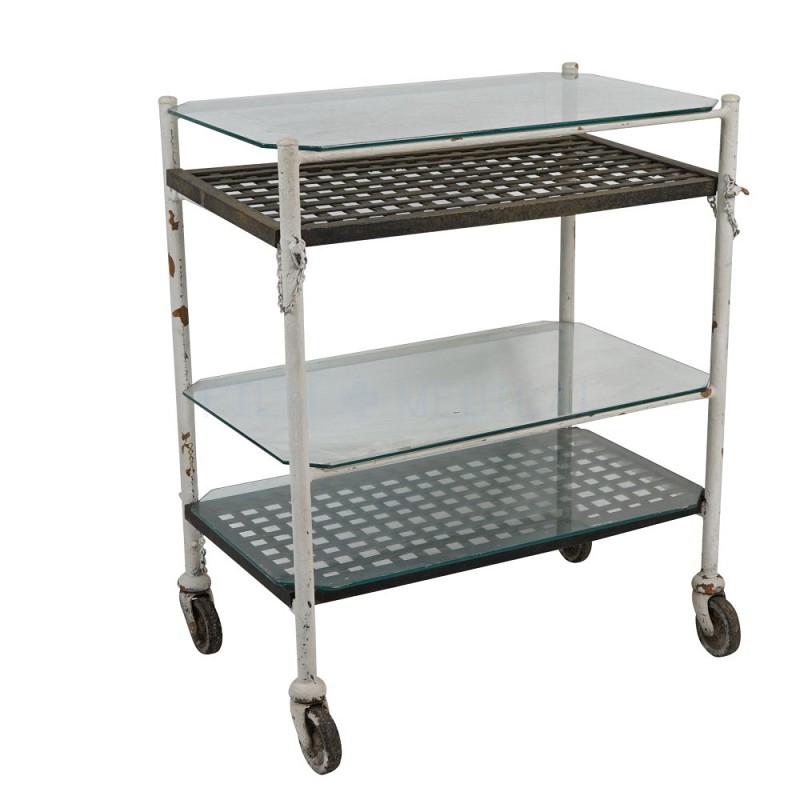 Period Rectangular 4 Tier trolley 